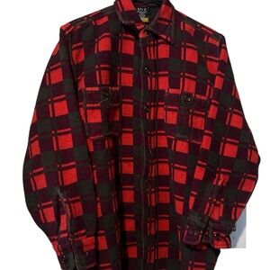 Vintage Cambridge, classic Plaid Red and Black Men's Jacket